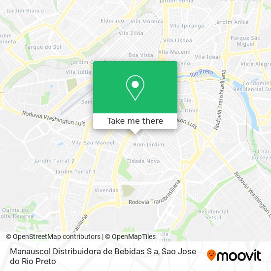 Mapa Manauscol Distribuidora de Bebidas S a
