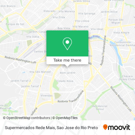 Supermercados Rede Mais map