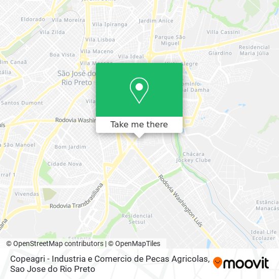 Mapa Copeagri - Industria e Comercio de Pecas Agricolas