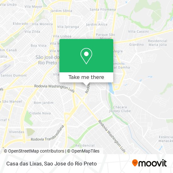 Casa das Lixas map