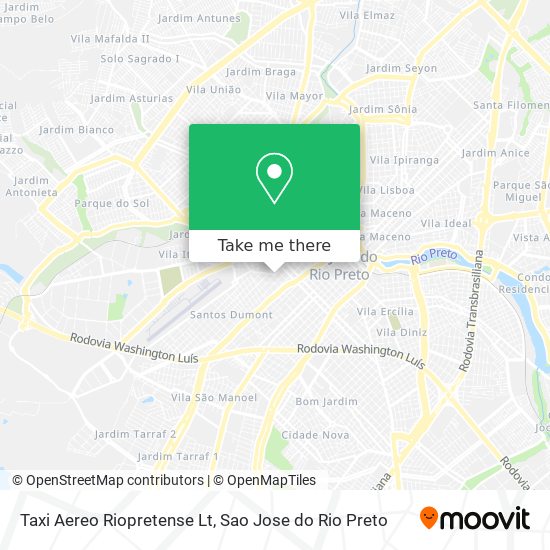 Taxi Aereo Riopretense Lt map
