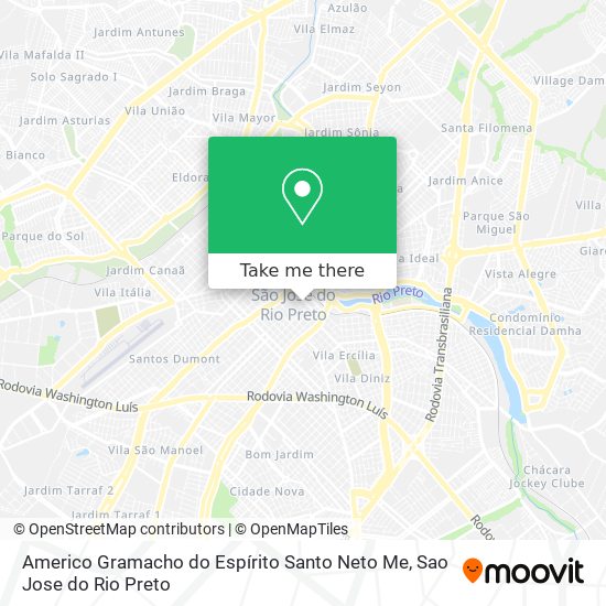 Americo Gramacho do Espírito Santo Neto Me map