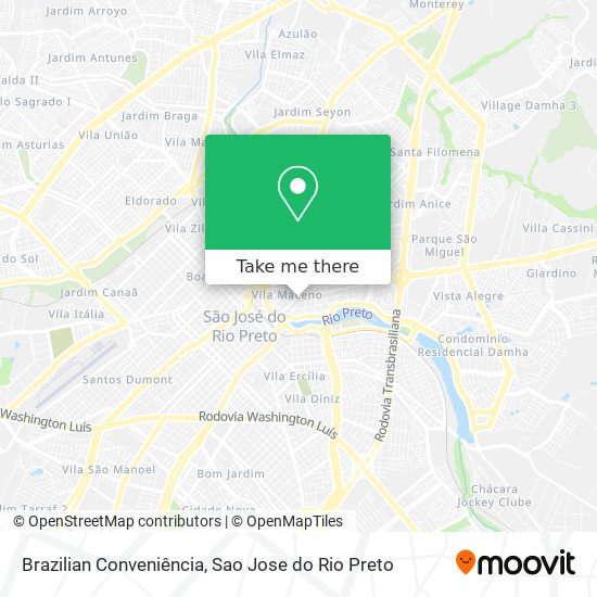 Brazilian Conveniência map