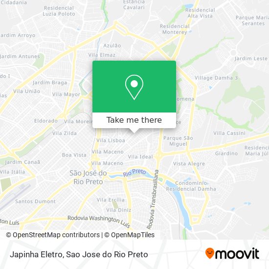 Japinha Eletro map