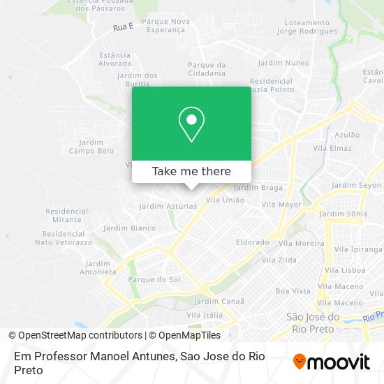 Em Professor Manoel Antunes map