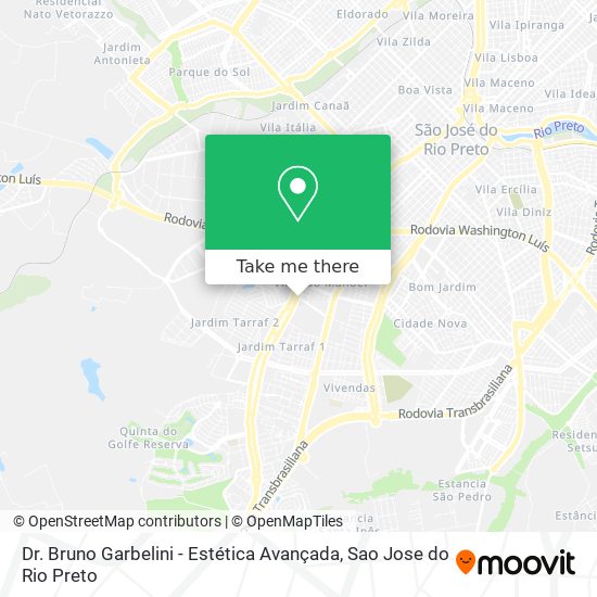 Dr. Bruno Garbelini - Estética Avançada map