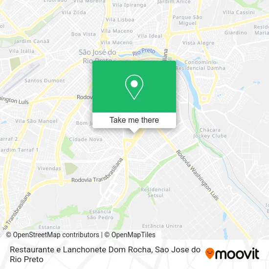 Restaurante e Lanchonete Dom Rocha map