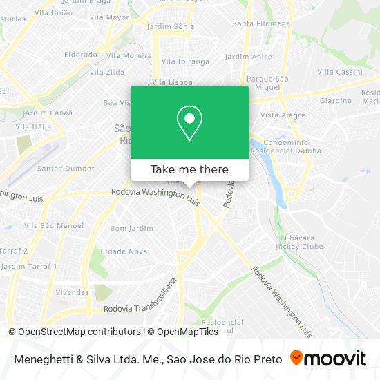 Meneghetti & Silva Ltda. Me. map