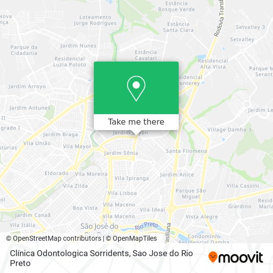 Clínica Odontologica Sorridents map