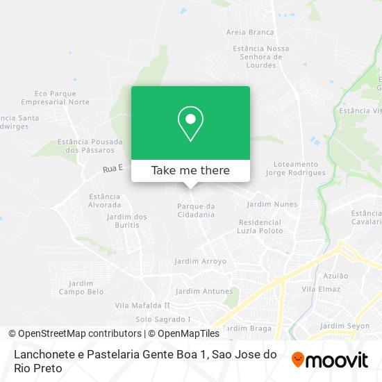 Lanchonete e Pastelaria Gente Boa 1 map