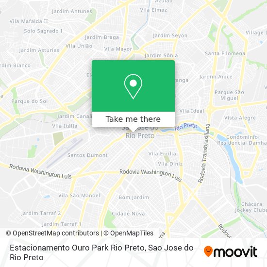 Estacionamento Ouro Park Rio Preto map