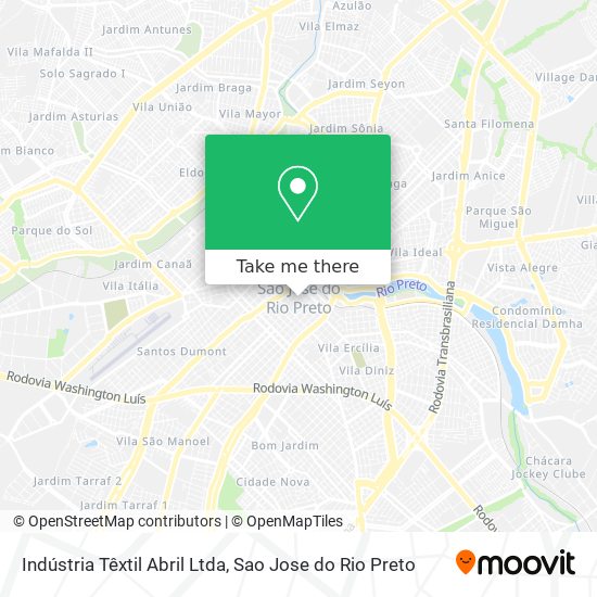 Indústria Têxtil Abril Ltda map