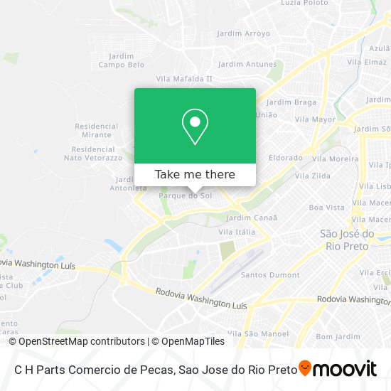 C H Parts Comercio de Pecas map