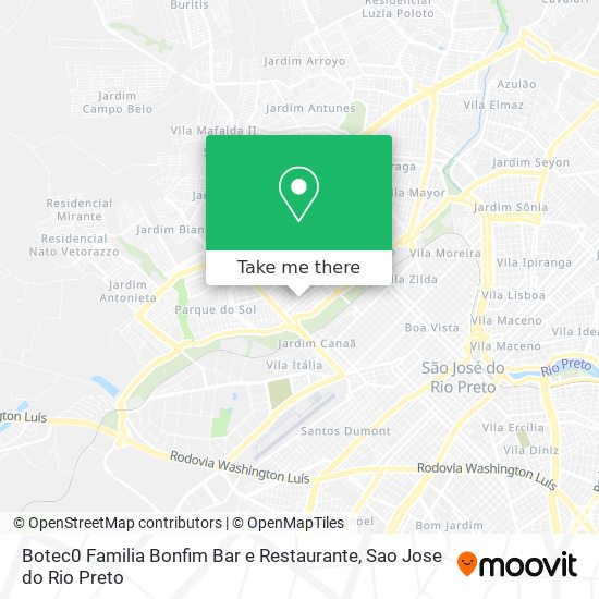 Botec0 Familia Bonfim Bar e Restaurante map