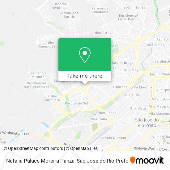 Natalia Palace Moreira Panza map