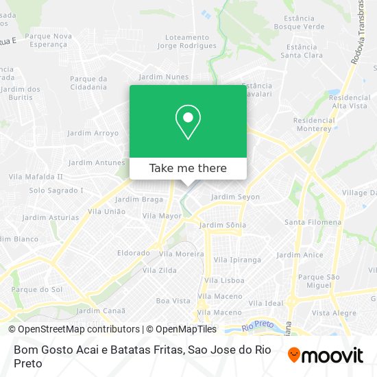 Bom Gosto Acai e Batatas Fritas map