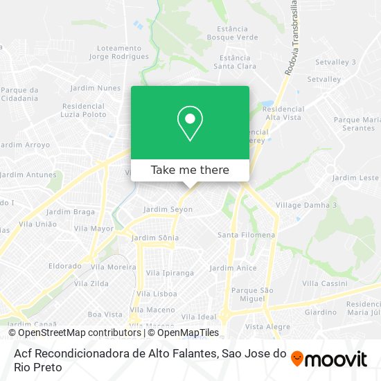Acf Recondicionadora de Alto Falantes map