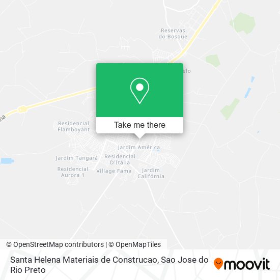 Santa Helena Materiais de Construcao map