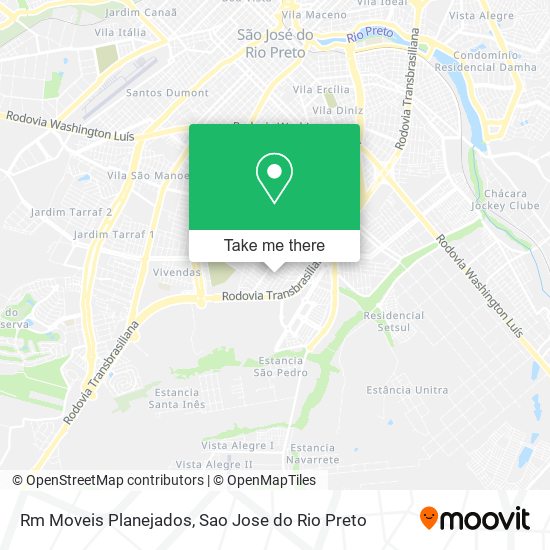 Rm Moveis Planejados map