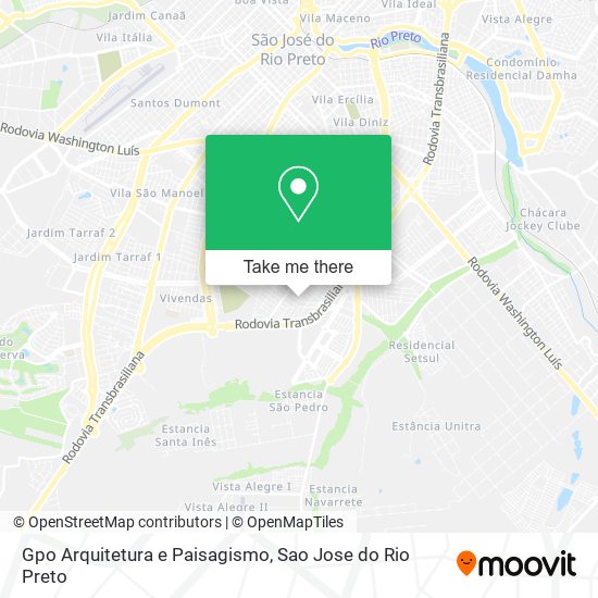 Gpo Arquitetura e Paisagismo map