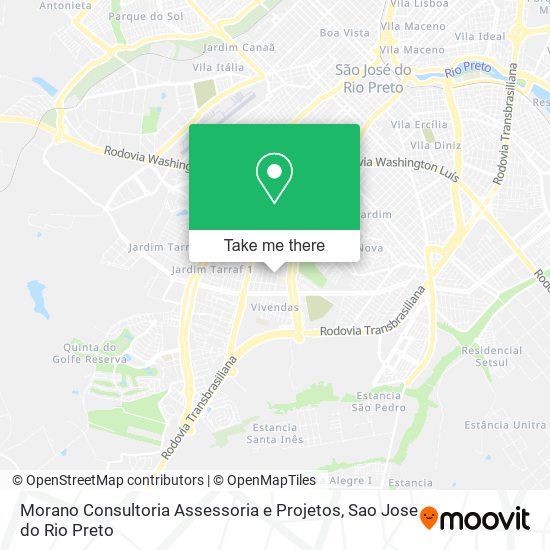 Mapa Morano Consultoria Assessoria e Projetos