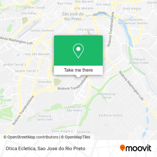 Otica Ecletica map