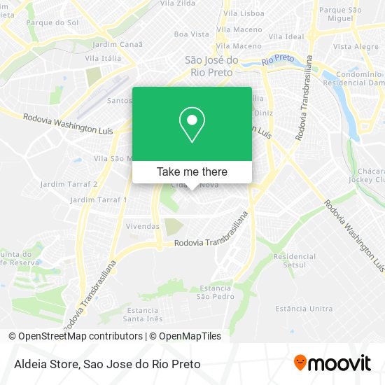 Aldeia Store map