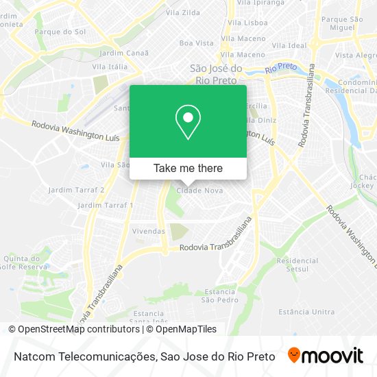 Natcom Telecomunicações map