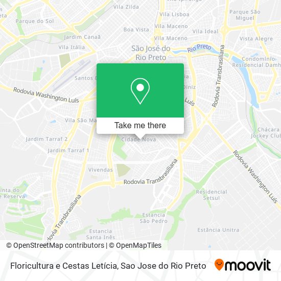 Floricultura e Cestas Letícia map