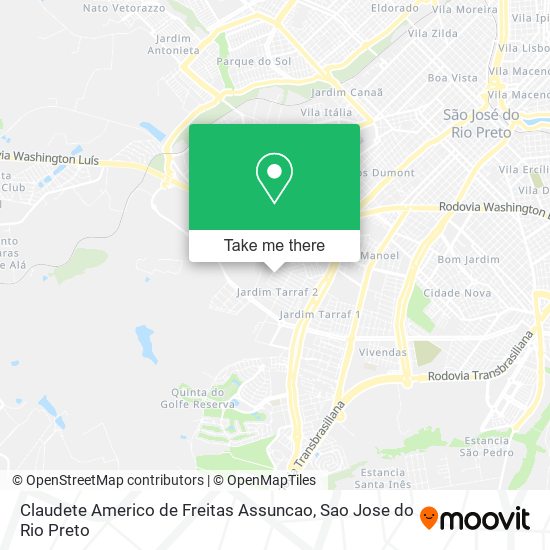 Claudete Americo de Freitas Assuncao map