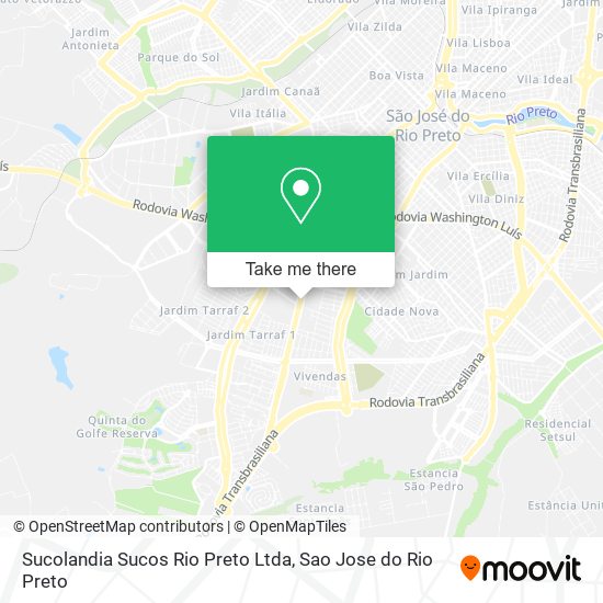 Sucolandia Sucos Rio Preto Ltda map