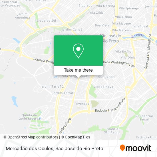 Mercadão dos Óculos map