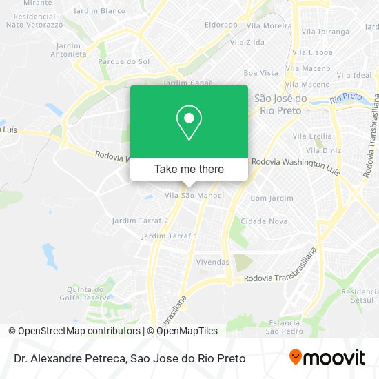 Dr. Alexandre Petreca map