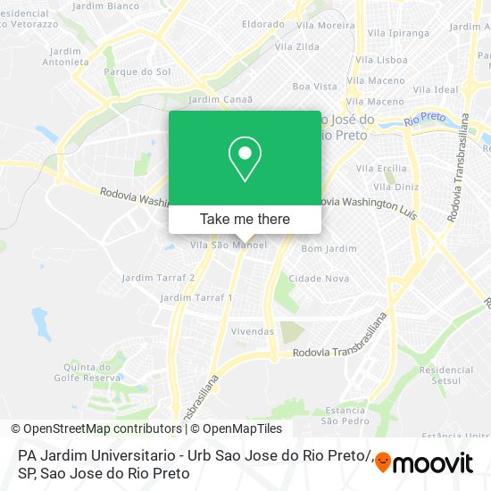 PA Jardim Universitario - Urb Sao Jose do Rio Preto / , SP map