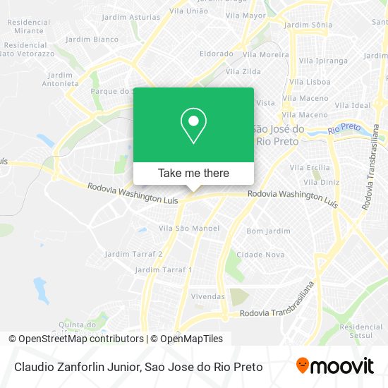 Claudio Zanforlin Junior map