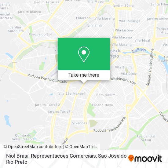 Niol Brasil Representacoes Comerciais map