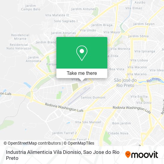 Industria Alimenticia Vila Dionisio map