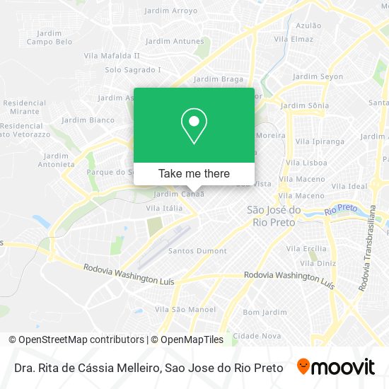 Dra. Rita de Cássia Melleiro map