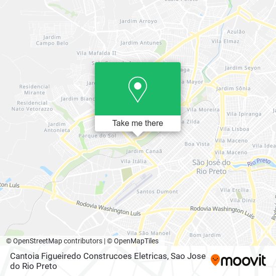 Cantoia Figueiredo Construcoes Eletricas map