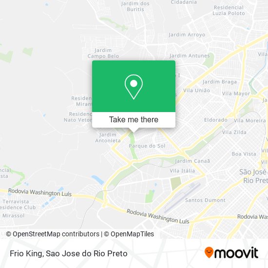 Frio King map