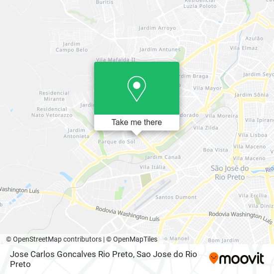 Jose Carlos Goncalves Rio Preto map