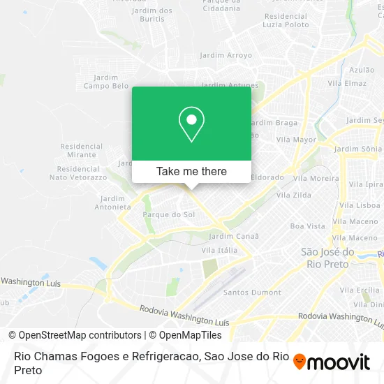 Rio Chamas Fogoes e Refrigeracao map
