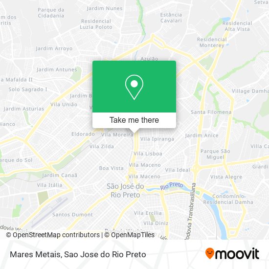 Mares Metais map