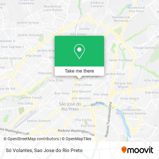 Só Volantes map