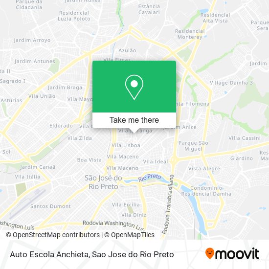 Auto Escola Anchieta map