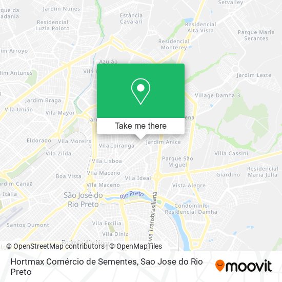 Hortmax Comércio de Sementes map