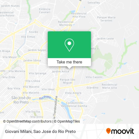 Giovani Milani map