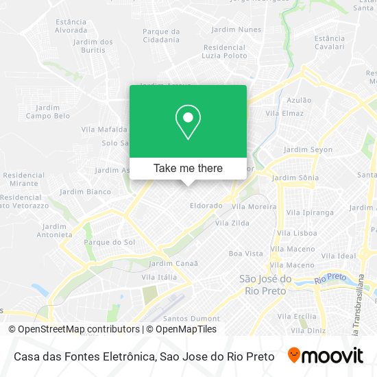 Casa das Fontes Eletrônica map
