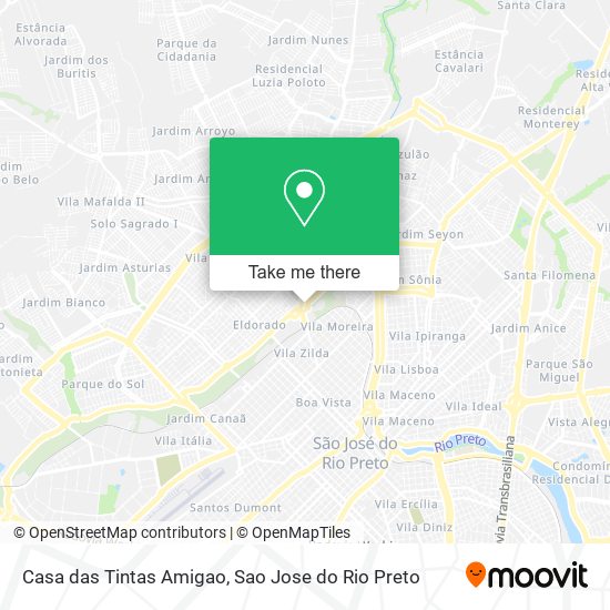 Casa das Tintas Amigao map