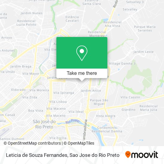 Leticia de Souza Fernandes map